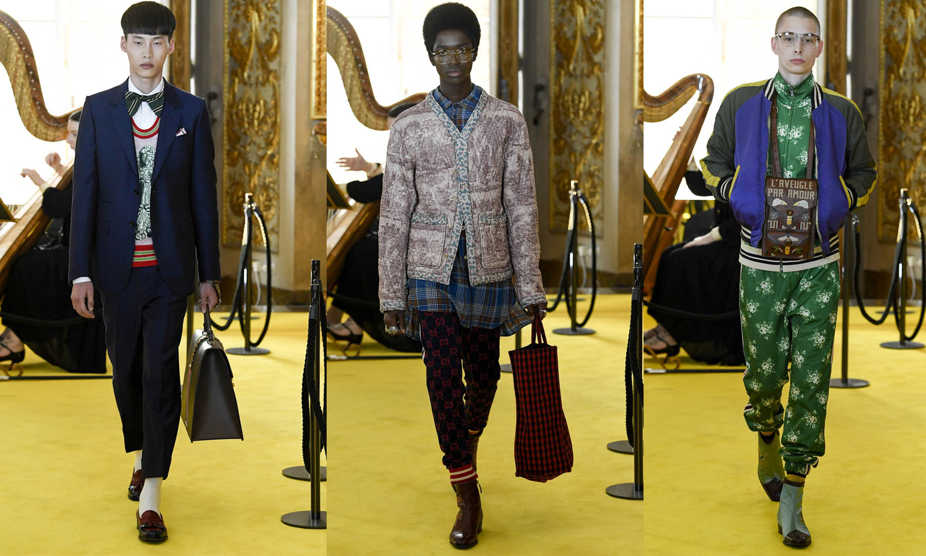 Gucci Cruise (Resort) 2018 Fashion Show at the Palatina Gallery in Florence’s Pitti Palace in Italy - Feature image for Sagaboi fashion show review.
